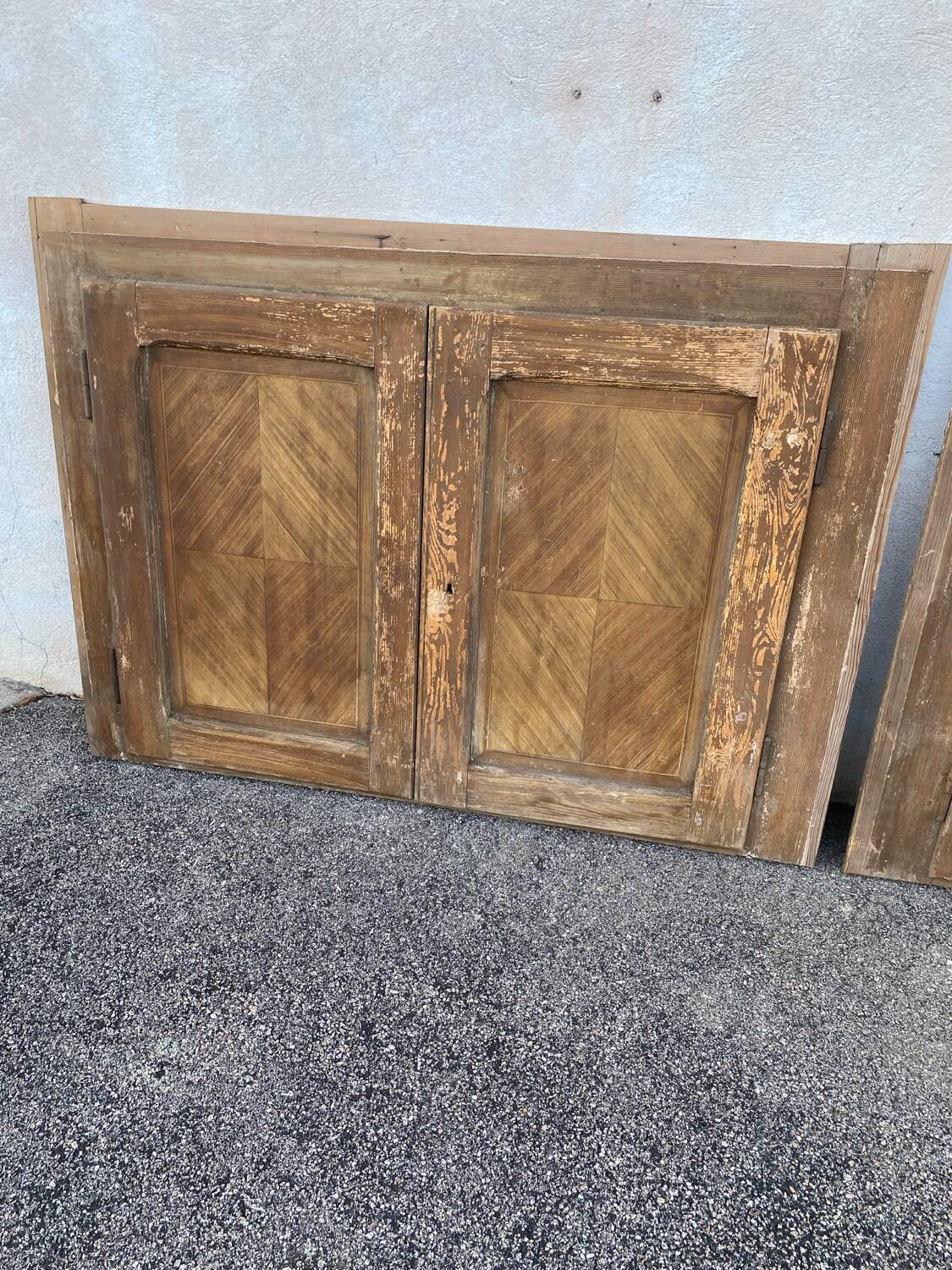 Pine cupboard duo