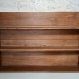 Ancienne étagère  murale en bois brut