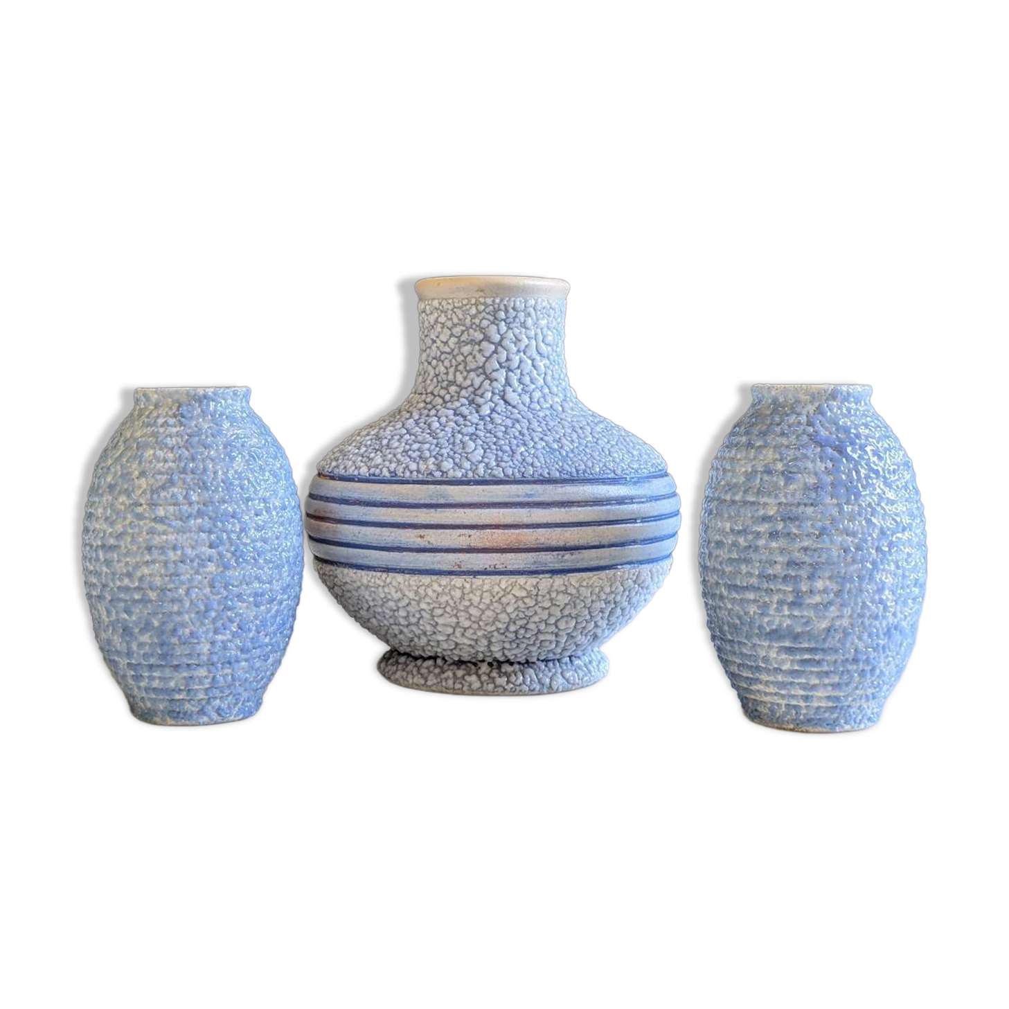 Art Deco vase trio ODYV