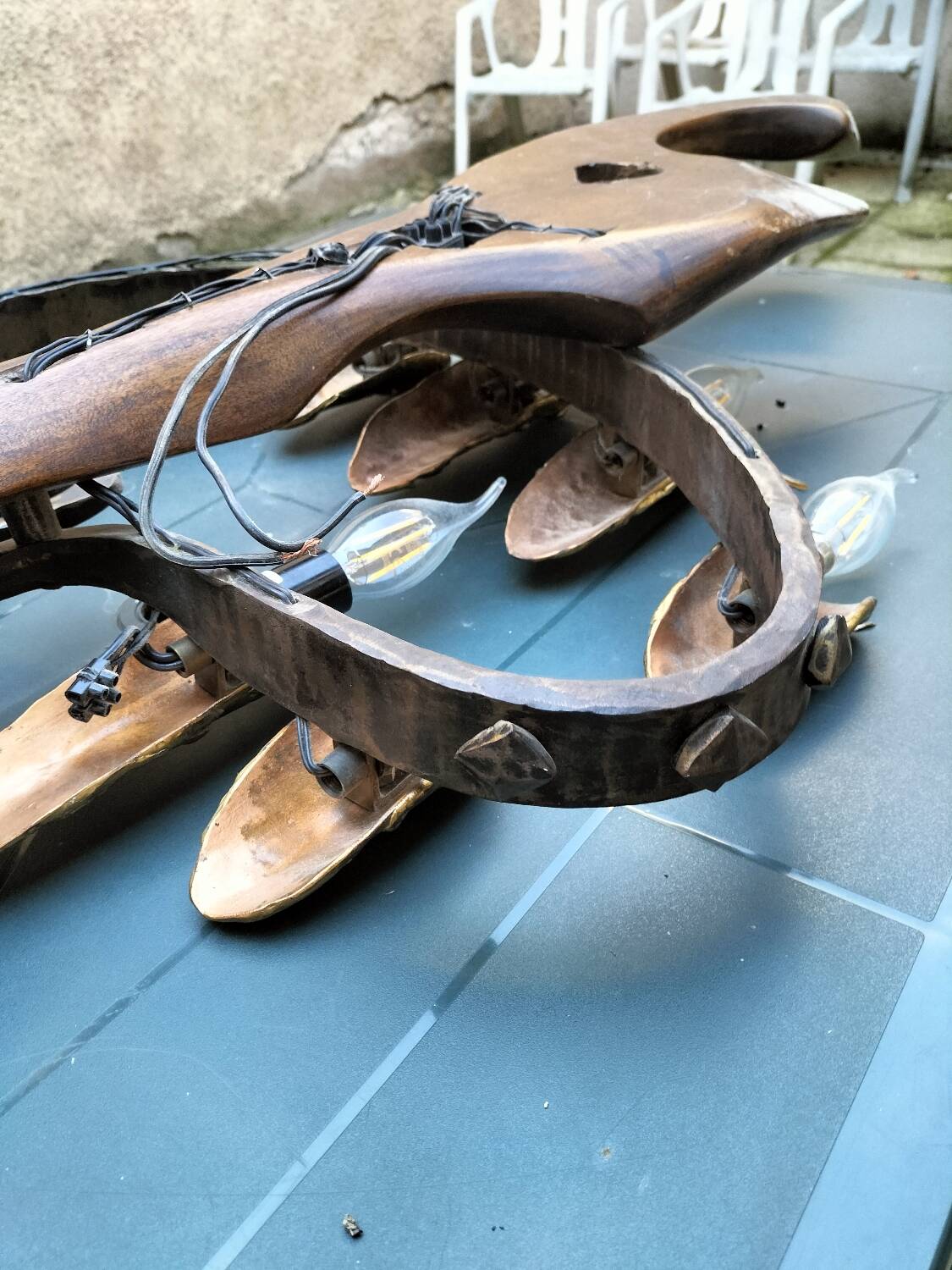 Large wall sconce, one-of-a-kind