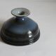 Blue ringed vase by Rogier Vandeweghe for Perignem Belgium, 1960s.