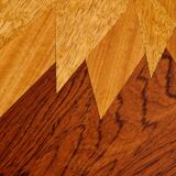 Inlaid rosewood coffee table