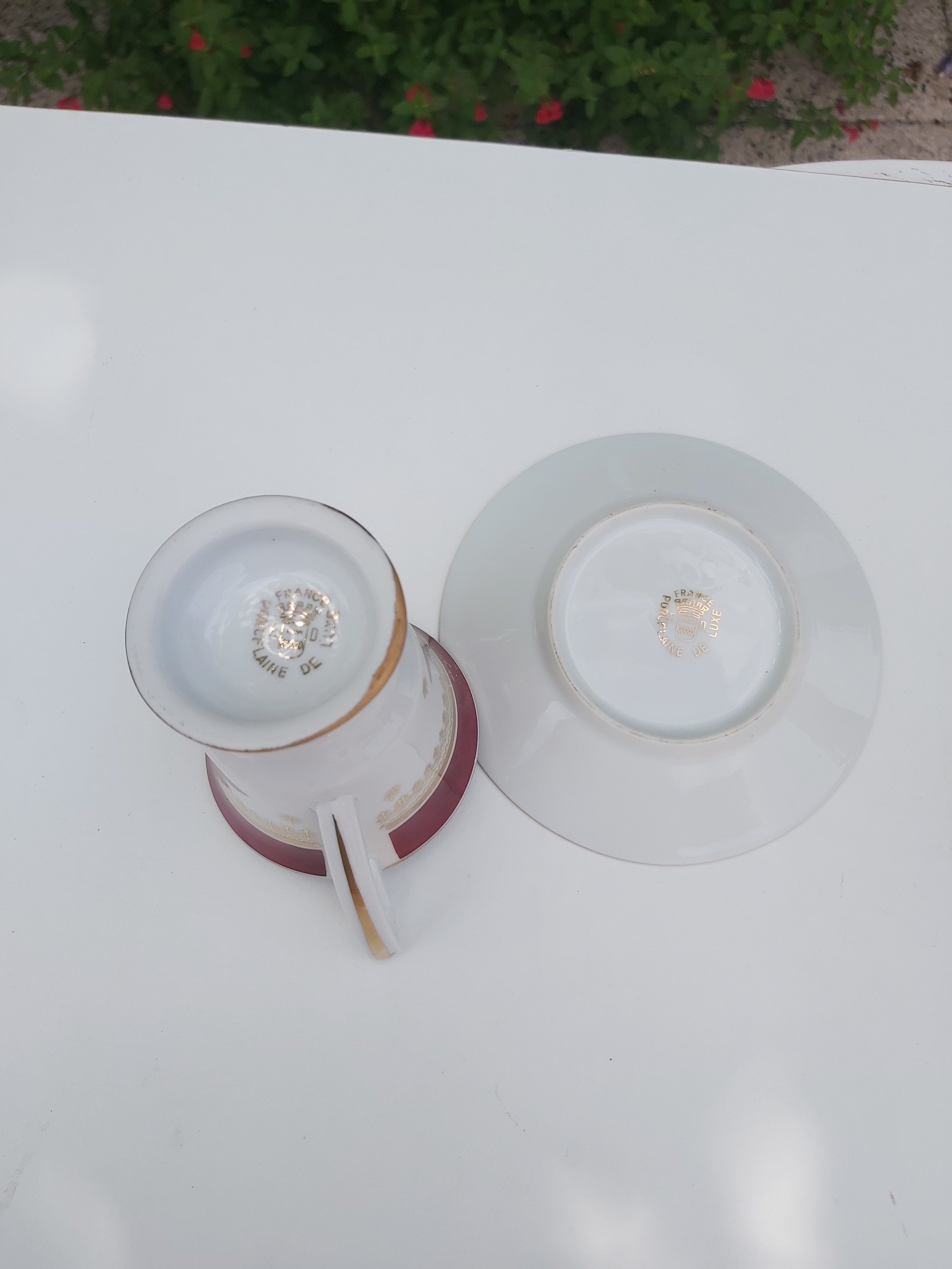 Luxury porcelain cup