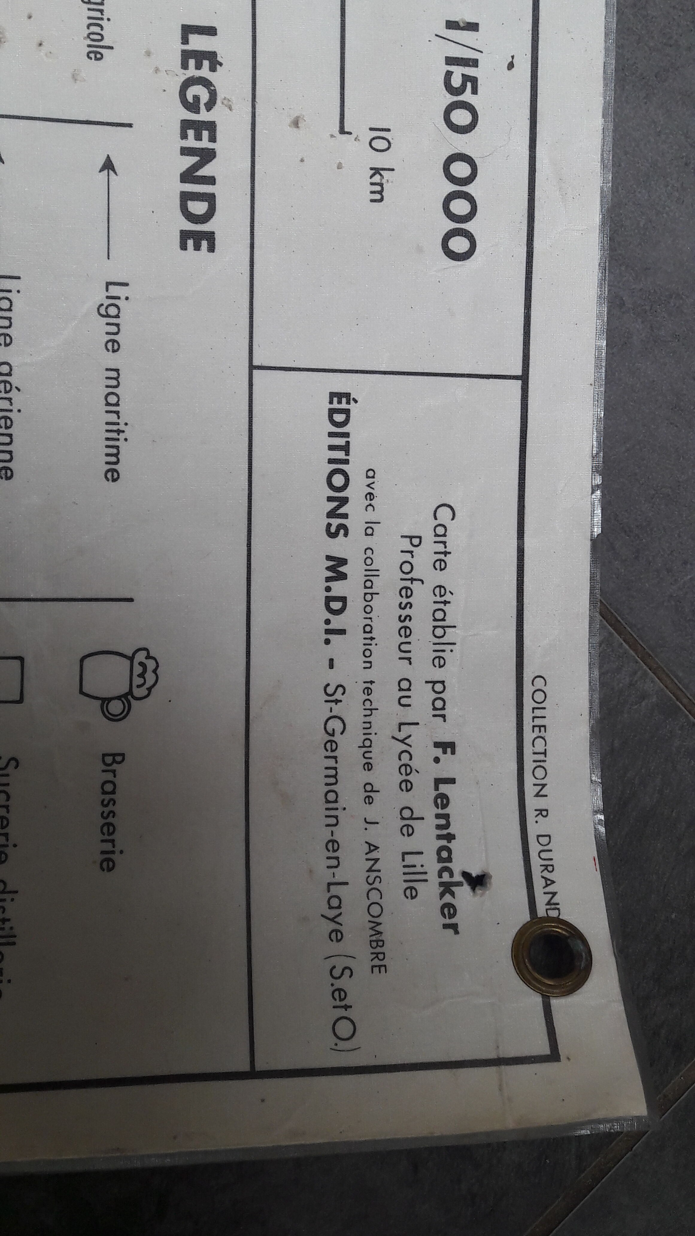 1962 North Single-sided Map