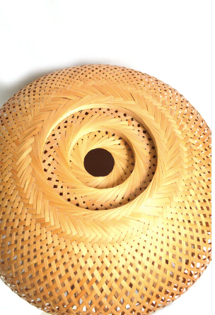 Bamboo lampshade