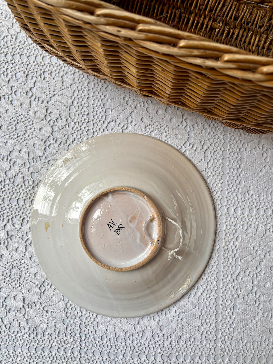 Decorative shallow dish