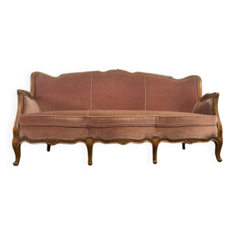 Baroque vintage rose sofa / three-seater / sofa