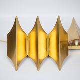 Pair of 2 Danish sconces Gothic 3 by Bent Karlby, Lyfa, 1960s