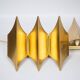 Pair of 2 Danish Gothic 3 wall lights by Bent Karlby, Lyfa, 1960s.