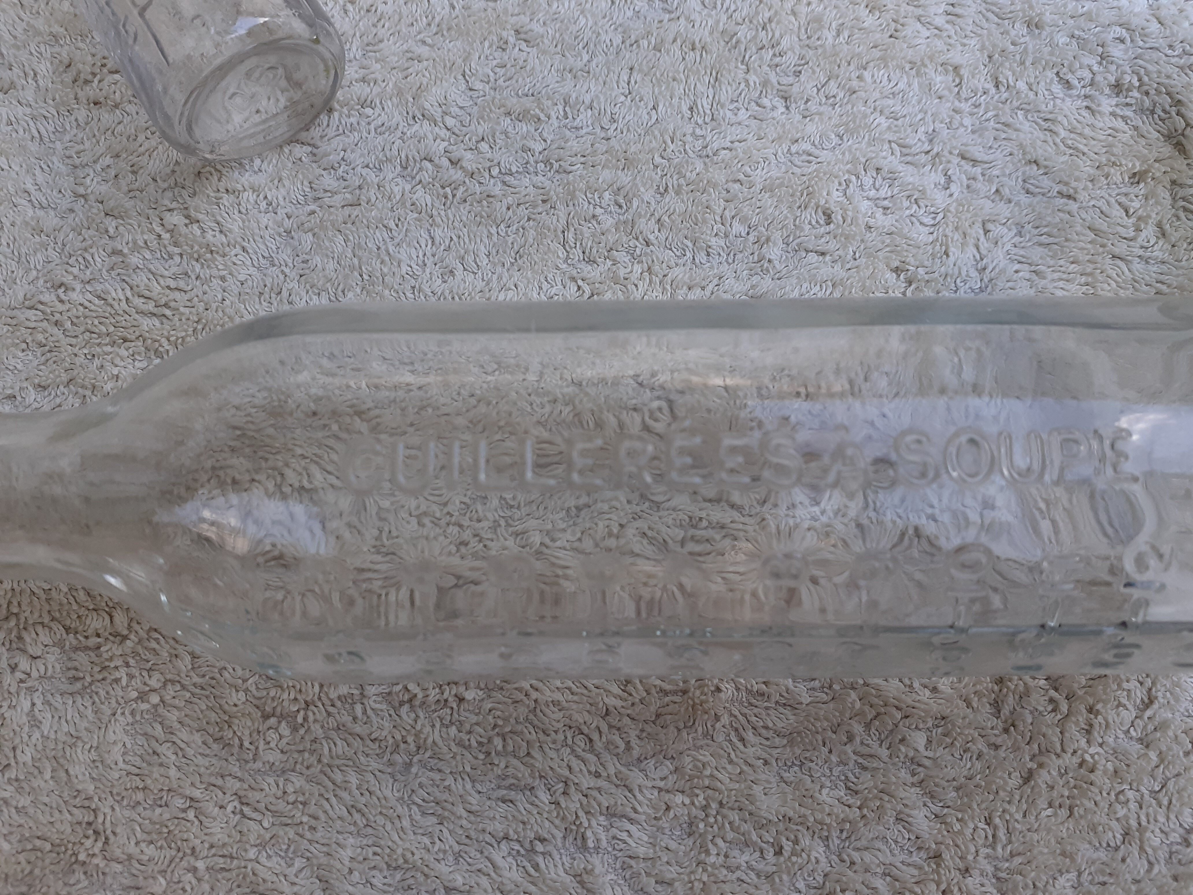 3 Vintage Apothecary Vials