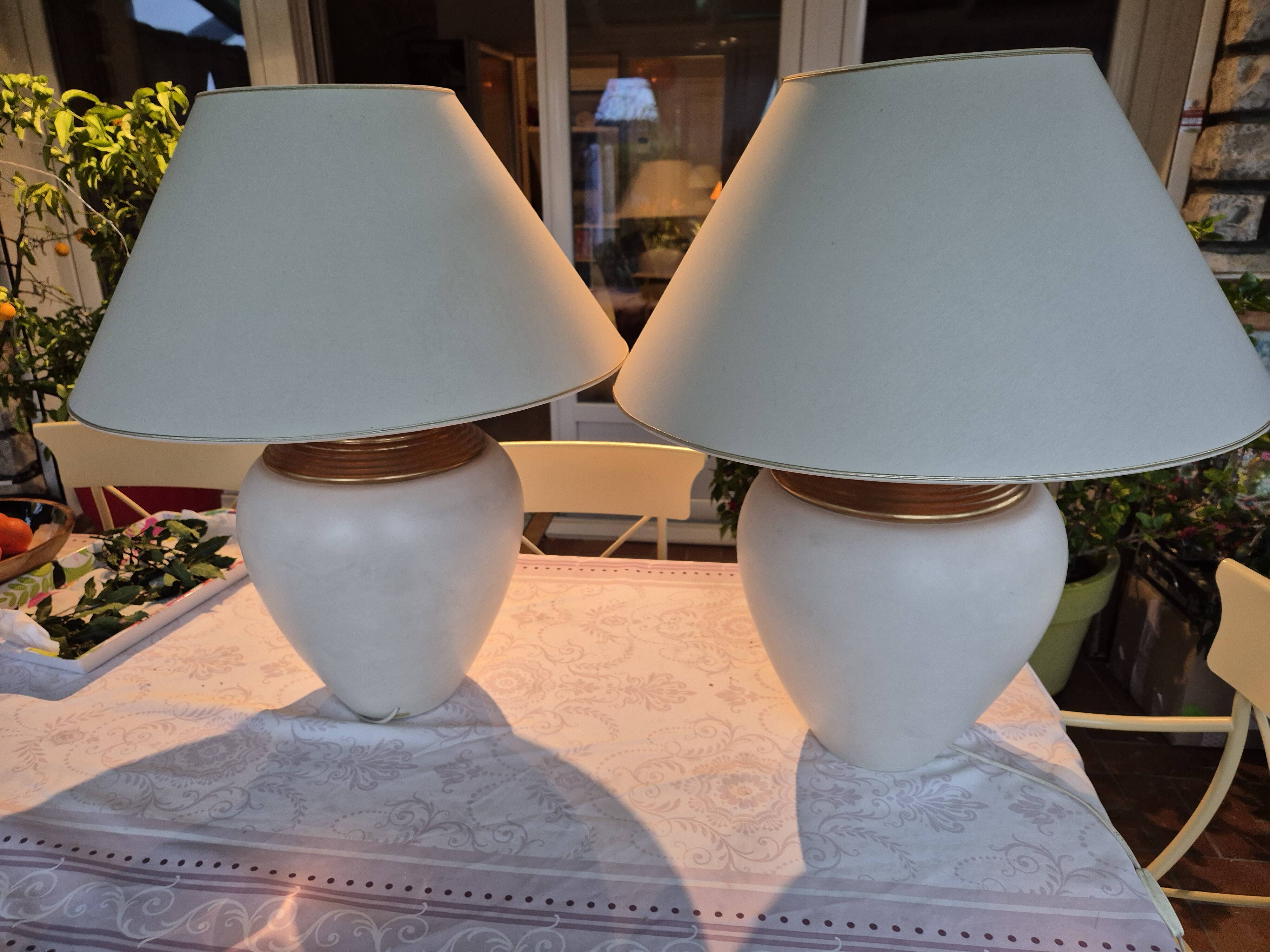 Pair of table lamps