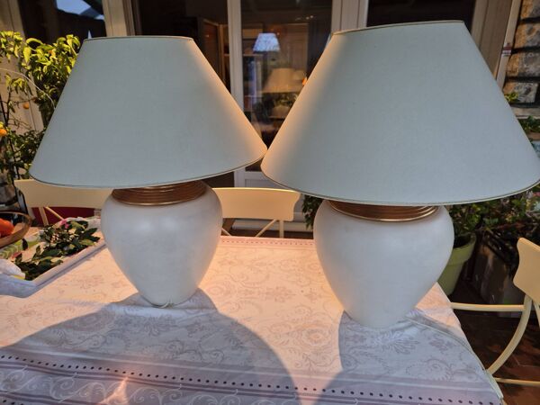 Paire de lampes de table