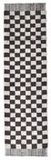 Brown White Vintage Runner Rug 69x249Cm SK 241394