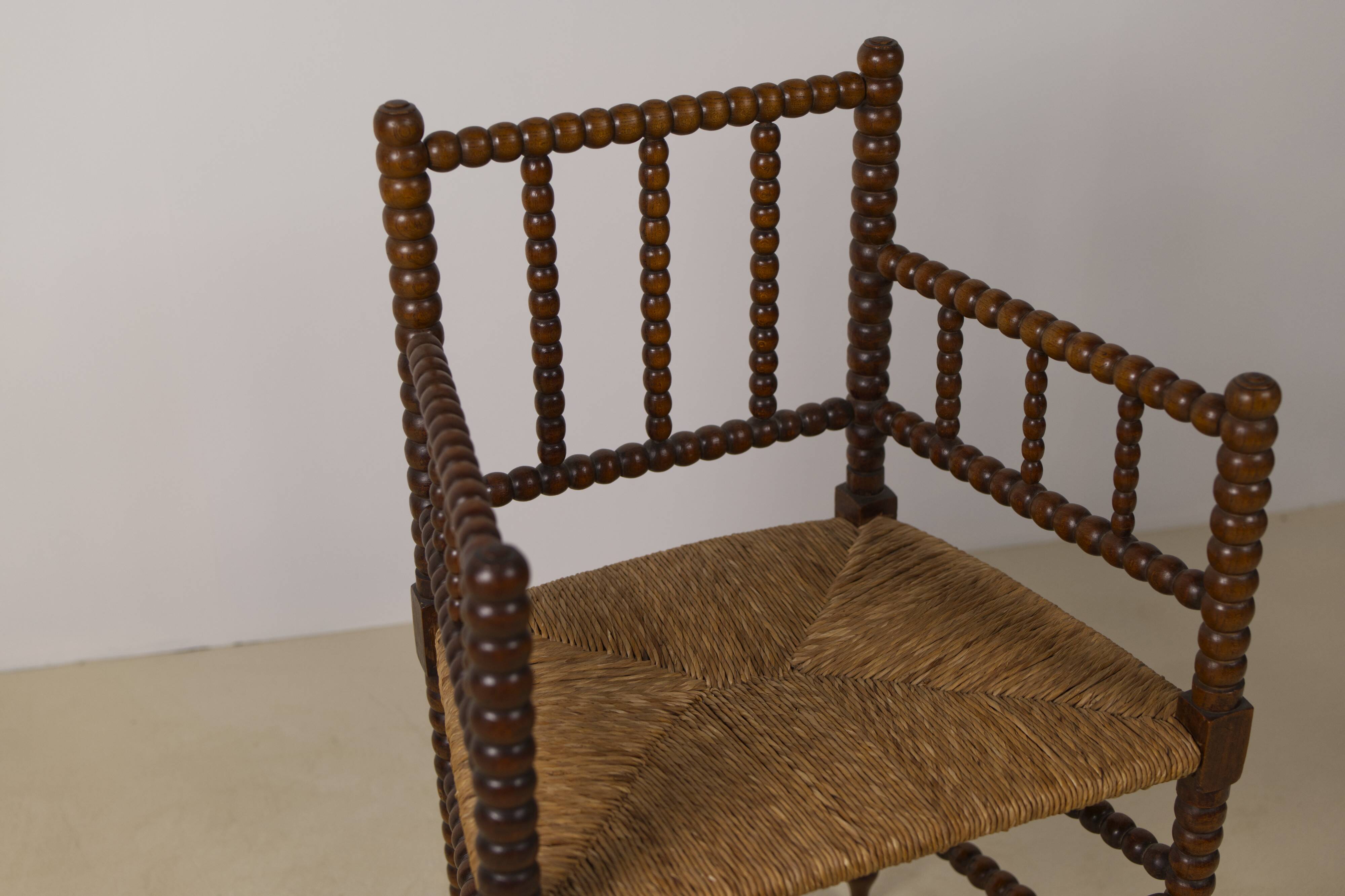 Chaise à bobines vintage