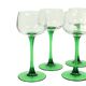 Lot de 10 verres à vin d'Alsace Vintage Luminarc Base Verte
