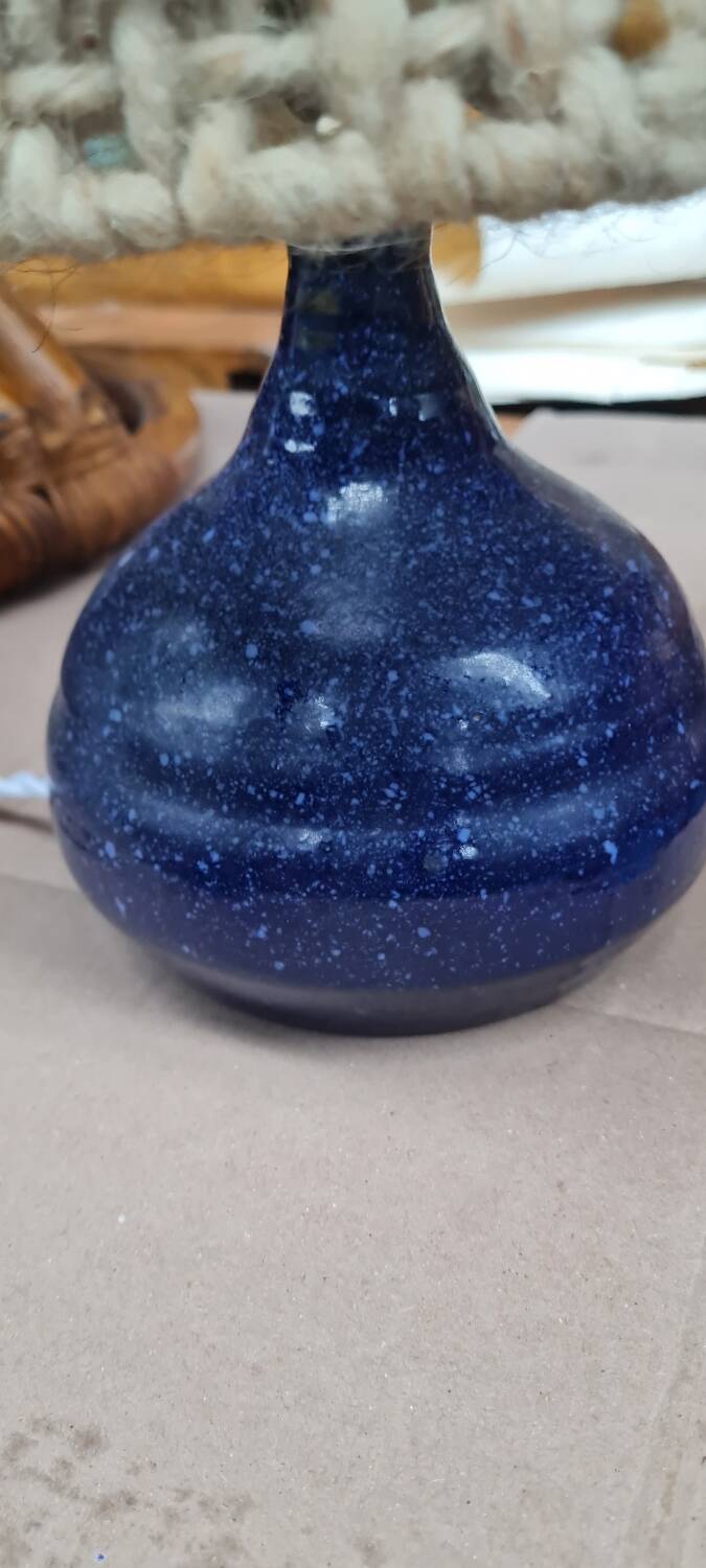 Lampe en grès vernissé 1960