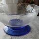 Set including 1 salad bowl and 5 fruit bowls in Daum Nancy crystal from the 40s