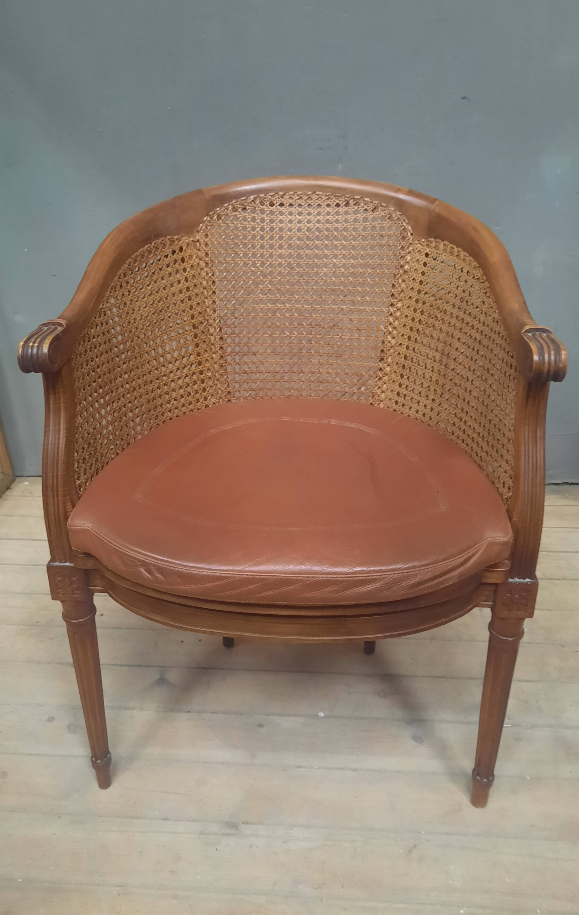 Louis XVI style office armchair