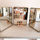 Miroir barbier triptyque