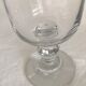 Glass on foot - blown glass bubble late nineteenth early twentieth