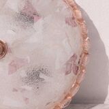 Charming Italian Multicolor and Pink Murano Glass Ceiling Fixture, Murano,