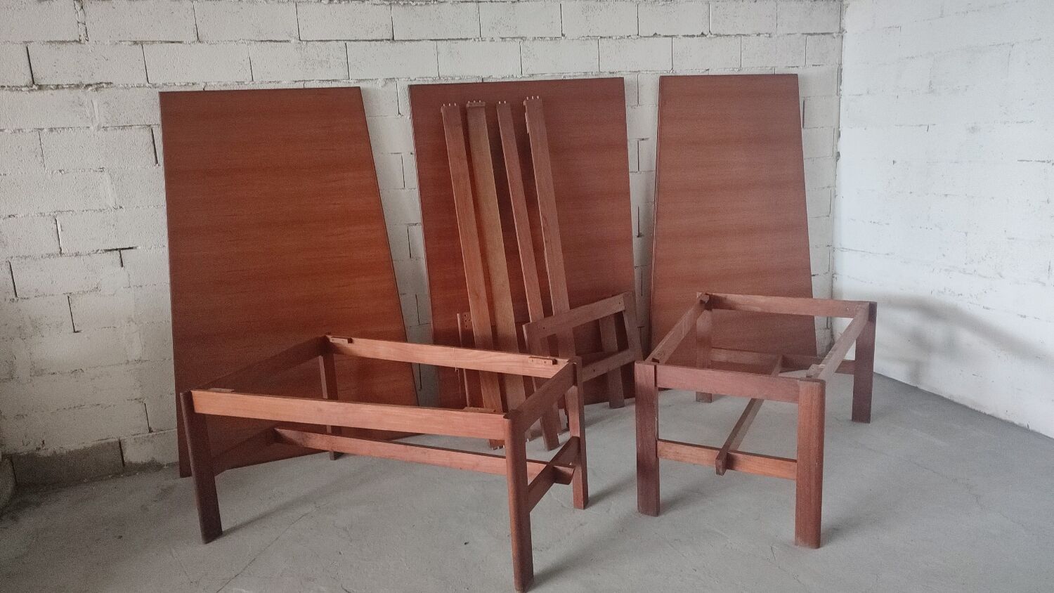 Vintage teak conference table