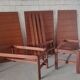 Vintage teak conference table