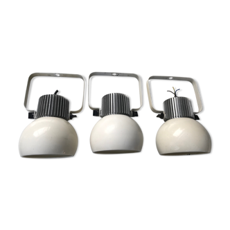 Vintage white metal spots