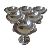 Coupes sur pied en inox