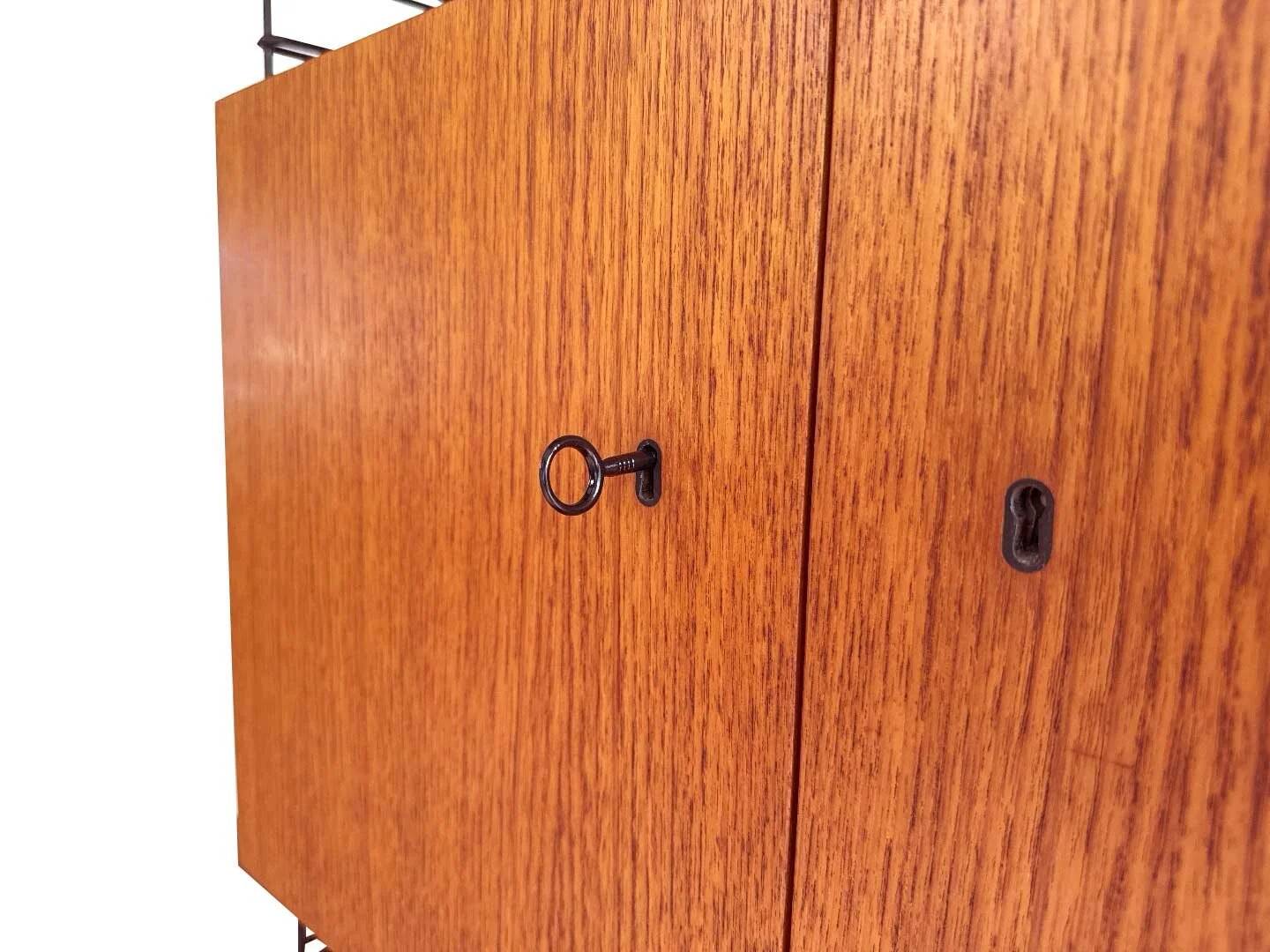 Vintage teak wall system by Musterring – modular design