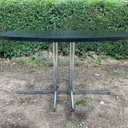Table à manger ovale Tavo Belgium années 70