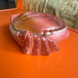 Michel Caugant crab in zoomorphic earthenware