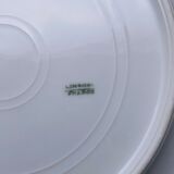 Limoges porcelain flat plates and gilding