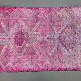 Vintage Turkish  Tribal Runner 318x90 cm veg dye wool rug tribal, handmade