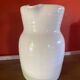 Large white ceramic pitcher