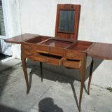 Inlaid and bronze dressing table