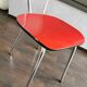 Chaise vintage rouge Formica 1970
