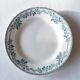 Old iron earth dish, nineteenth signed Debray "Guadeloupe"