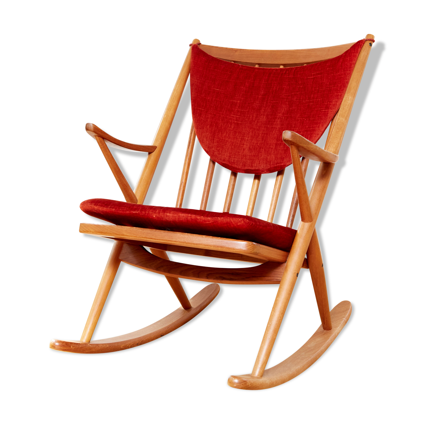 Rocking-chair by Frank Reenskaug for Bramin
