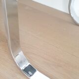Bauhaus style chrome side table