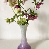 Antique speckled vase in Clichy glass