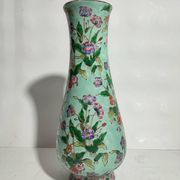 Potiche and vase chinese porcelain qing 19th family green celadon