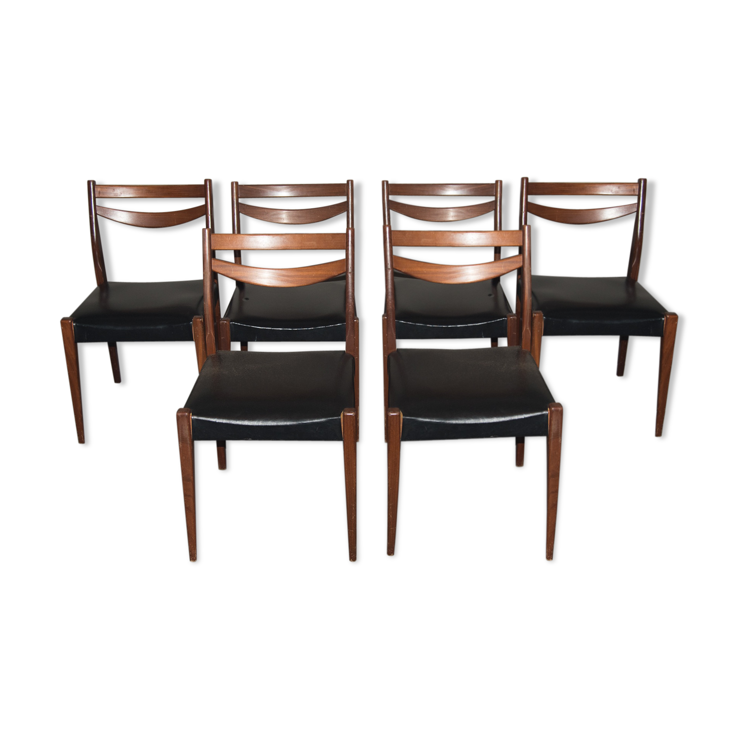 6 Scandinavian chairs 50/60s