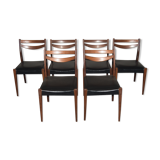 6 Scandinavian chairs 50/60s