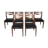 6 chaises scandinaves années 50/60