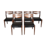 6 Scandinavian chairs 50/60s