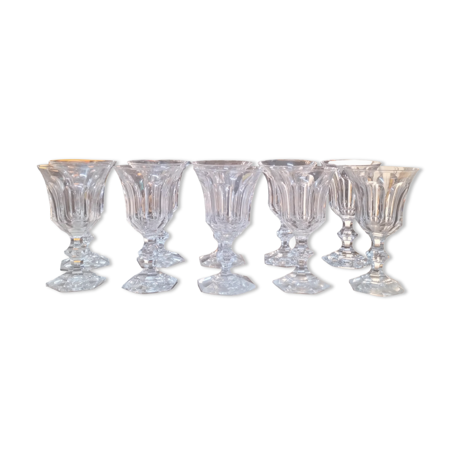 10 glasses val st Lambert model Metternich 1946