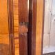 Commode Transition oriental marquetry, 1920s, black marble