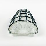 Mid-Century Glass Wall Light from Limburg, Germany, 1960s