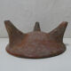 Ancient tripod bowl in terracotta pre-columbian art